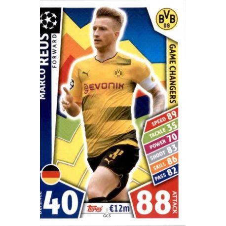 Marco Reus Game Changers GC5 Match Attax Champions 2017-18