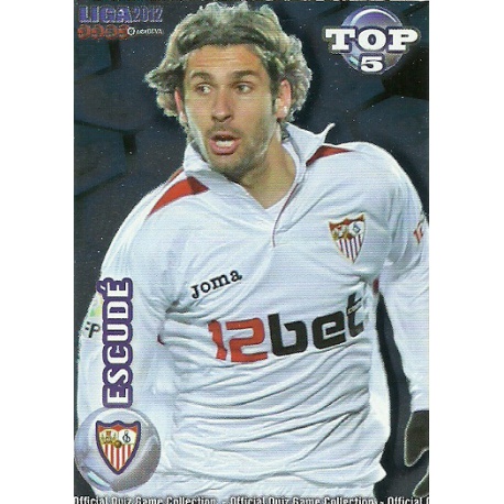 Escudé Top Azul Sevilla 570 Las Fichas de la Liga 2012 Official Quiz Game Collection