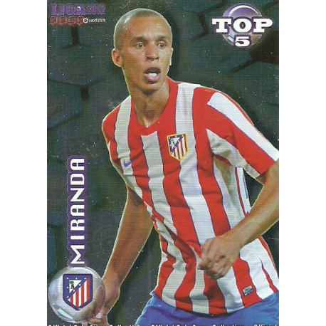 Miranda Top Azul Atlético Madrid 574 Las Fichas de la Liga 2012 Official Quiz Game Collection