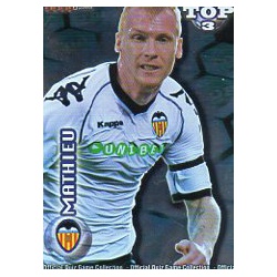 Mathieu Top Azul Valencia 579 Las Fichas de la Liga 2012 Official Quiz Game Collection