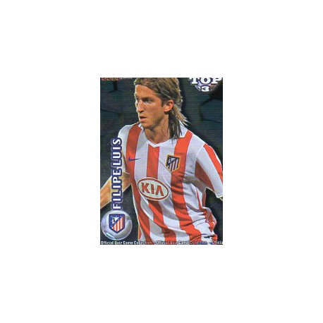 Filipe Luís Top Azul Atlético Madrid 581 Las Fichas de la Liga 2012 Official Quiz Game Collection