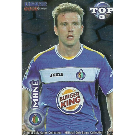 Mané Top Azul Getafe 583 Las Fichas de la Liga 2012 Official Quiz Game Collection