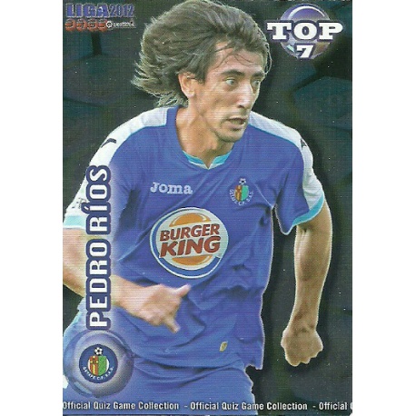 Pedro Rios Top Azul Getafe 603 Las Fichas de la Liga 2012 Official Quiz Game Collection