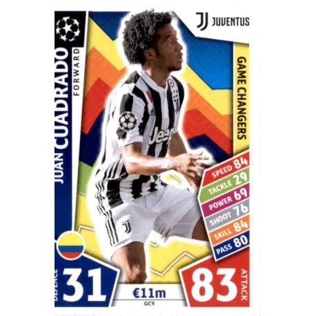 Juan Cuadrado Game Changers GC9 Match Attax Champions 2017-18