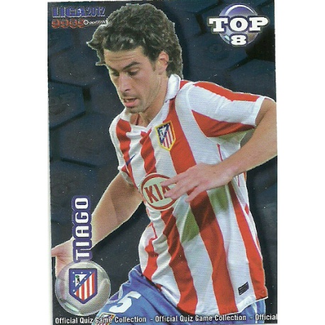 Tiago Top Azul Atlético Madrid 609 Las Fichas de la Liga 2012 Official Quiz Game Collection