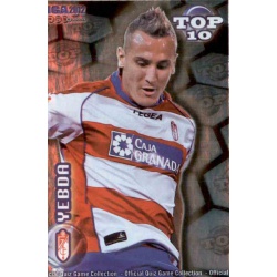 Yebda Top Azul Granada 621 Las Fichas de la Liga 2012 Official Quiz Game Collection