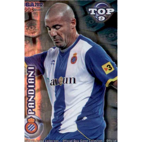 Pandiani Top Azul Espanyol 625 Las Fichas de la Liga 2012 Official Quiz Game Collection