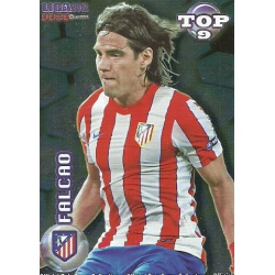 Falcao Top Azul Atlético Madrid 626 Las Fichas de la Liga 2012 Official Quiz Game Collection