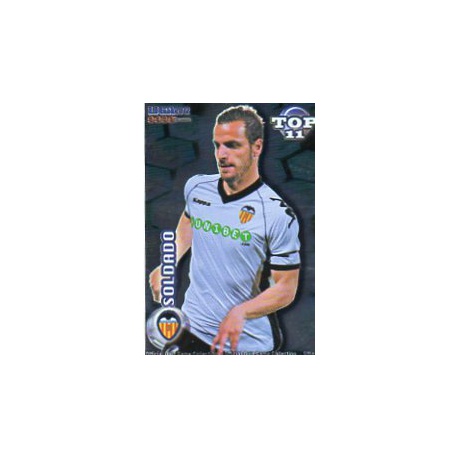 Soldado Top Azul Valencia 631 Las Fichas de la Liga 2012 Official Quiz Game Collection