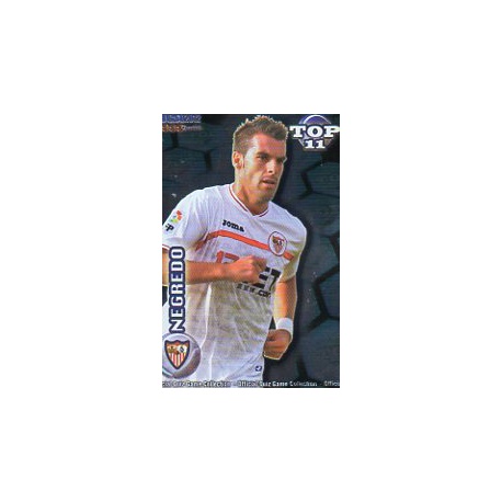 Negredo Top Azul Sevilla 633 Las Fichas de la Liga 2012 Official Quiz Game Collection