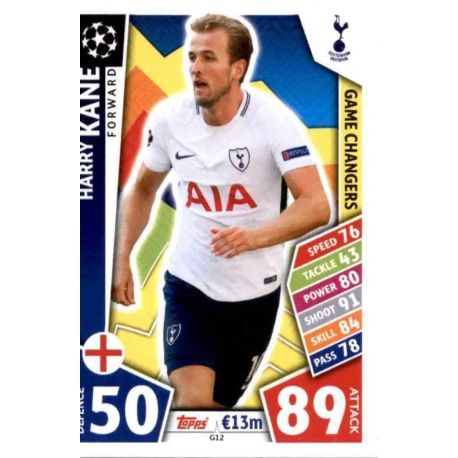 Harry Kane Game Changers GC12 Match Attax Champions 2017-18