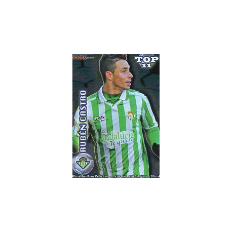 Rubén Castro Top Blue Betis 638 Las Fichas de la Liga 2012 Official Quiz Game Collection