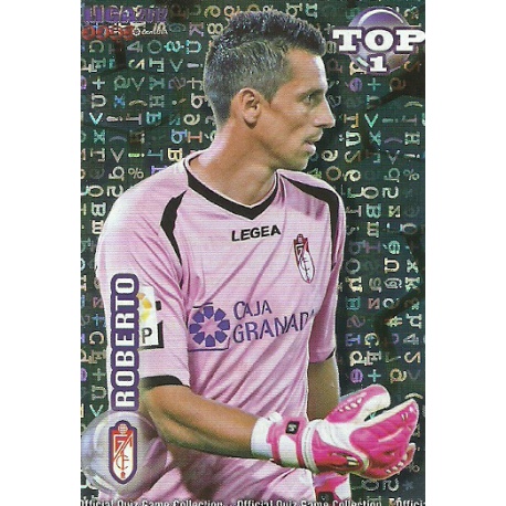 Roberto Top Azul Letras Granada 549 Las Fichas de la Liga 2012 Official Quiz Game Collection