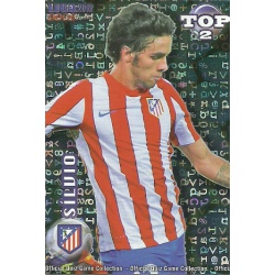 Sílvio Top Blue Letters Atlético Madrid 554 Las Fichas de la Liga 2012 Official Quiz Game Collection