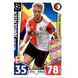 Nicolai Jørgensen Game Changers GC14 Match Attax Champions 2017-18