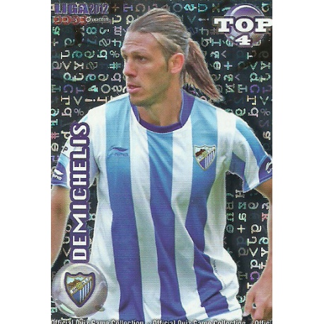Demichelis Top Blue Letters Málaga 563 Las Fichas de la Liga 2012 Official Quiz Game Collection