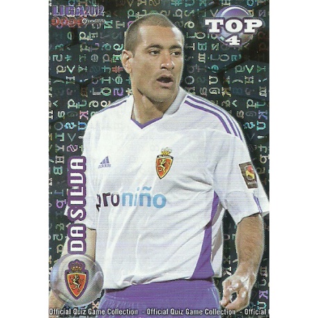 Da Silva Top Blue Letters Zaragoza 565 Las Fichas de la Liga 2012 Official Quiz Game Collection