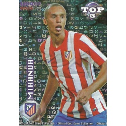 Miranda Top Blue Letters Atlético Madrid 574 Las Fichas de la Liga 2012 Official Quiz Game Collection