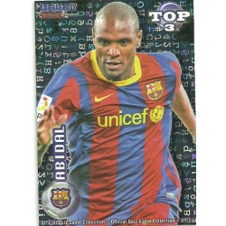 Abidal Top Blue Letters Barcelona 577 Las Fichas de la Liga 2012 Official Quiz Game Collection