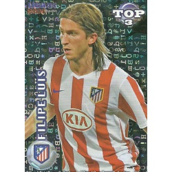 Filipe Luís Top Blue Letters Atlético Madrid 581 Las Fichas de la Liga 2012 Official Quiz Game Collection