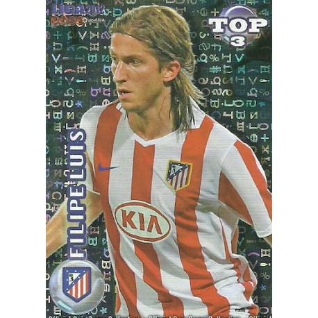 Filipe Luís Top Blue Letters Atlético Madrid 581 Las Fichas de la Liga 2012 Official Quiz Game Collection