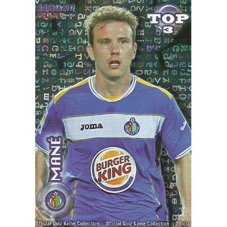 Mané Top Blue Letters Getafe 583 Las Fichas de la Liga 2012 Official Quiz Game Collection