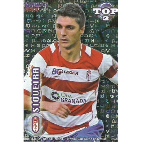 Siqueira Top Blue Letters Granada 585 Las Fichas de la Liga 2012 Official Quiz Game Collection