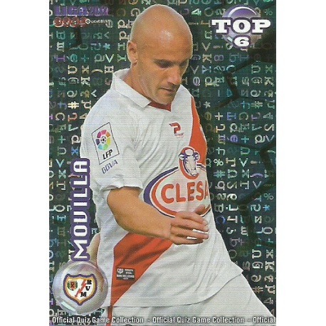 Movilla Top Blue Letters Rayo Vallecano 594 Las Fichas de la Liga 2012 Official Quiz Game Collection