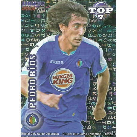 Pedro Rios Top Blue Letters Getafe 603 Las Fichas de la Liga 2012 Official Quiz Game Collection
