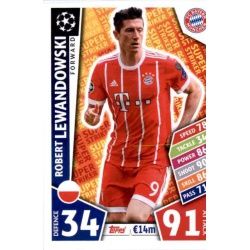 Robert Lewandowski Super Strikers SS04 Match Attax Champions 2017-18