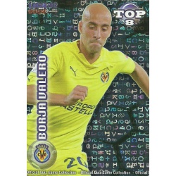Borja Valero Top Azul Letras Villarreal 607 Las Fichas de la Liga 2012 Official Quiz Game Collection