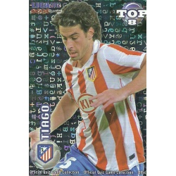 Tiago Top Azul Letras Atlético Madrid 609 Las Fichas de la Liga 2012 Official Quiz Game Collection
