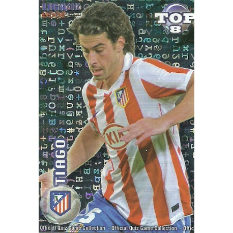 Tiago Top Blue Letters Atlético Madrid 609 Las Fichas de la Liga 2012 Official Quiz Game Collection