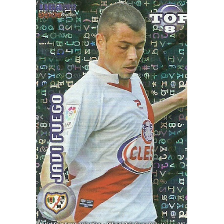 Javi Fuego Top Blue Letters Rayo Vallecano 612 Las Fichas de la Liga 2012 Official Quiz Game Collection