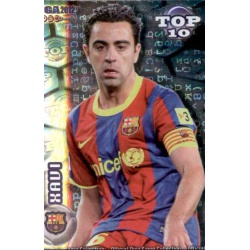 Xavi Top Azul Letras Barcelona 613 Las Fichas de la Liga 2012 Official Quiz Game Collection