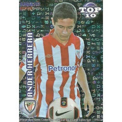 Ander Herrera Top Blue Letters Athletic Club 617 Las Fichas de la Liga 2012 Official Quiz Game Collection