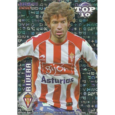 Rivera Top Blue Letters Sporting Gijón 618 Las Fichas de la Liga 2012 Official Quiz Game Collection