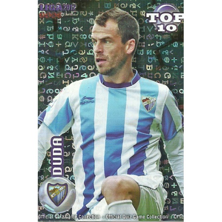 Duda Top Blue Letters Málaga 619 Las Fichas de la Liga 2012 Official Quiz Game Collection