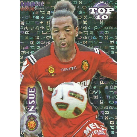 Nsue Top Blue Letters Mallorca 620 Las Fichas de la Liga 2012 Official Quiz Game Collection