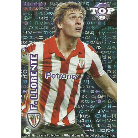 Fernando Llorente Top Blue Letters Athletic Club 624 Las Fichas de la Liga 2012 Official Quiz Game Collection