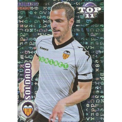 Soldado Top Blue Letters Valencia 631 Las Fichas de la Liga 2012 Official Quiz Game Collection
