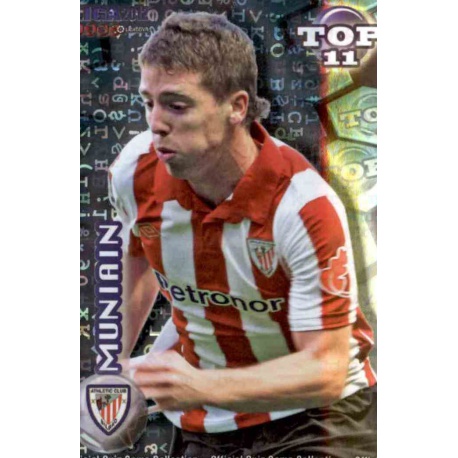 Muniain Top Blue Letters Athletic Club 634 Las Fichas de la Liga 2012 Official Quiz Game Collection