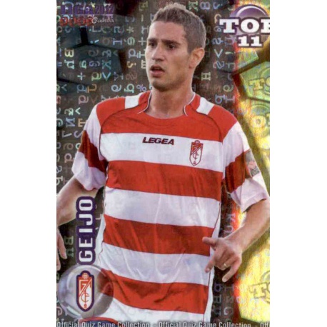 Geijó Top Blue Letters Granada 639 Las Fichas de la Liga 2012 Official Quiz Game Collection