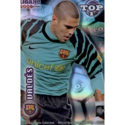 Víctor Valdés Top Blue Horizontal Stripes Barcelona 541 Las Fichas de la Liga 2012 Official Quiz Game Collection