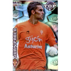 Juan Pablo Top Blue Horizontal Stripes Sporting Gijón 545 Las Fichas de la Liga 2012 Official Quiz Game Collection
