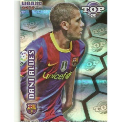 Dani Alves Top Blue Horizontal Stripes Barcelona 550 Las Fichas de la Liga 2012 Official Quiz Game Collection