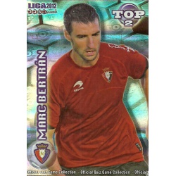 Marc Bertrán Top Blue Horizontal Stripes Osasuna 556 Las Fichas de la Liga 2012 Official Quiz Game Collection