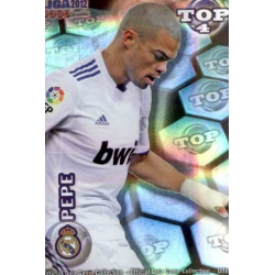 Pepe Top Blue Horizontal Stripes Real Madrid 560 Las Fichas de la Liga 2012 Official Quiz Game Collection