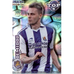 Demidov Top Blue Horizontal Stripes Real Sociedad 562 Las Fichas de la Liga 2012 Official Quiz Game Collection