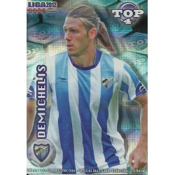 Demichelis Top Blue Horizontal Stripes Málaga 563 Las Fichas de la Liga 2012 Official Quiz Game Collection